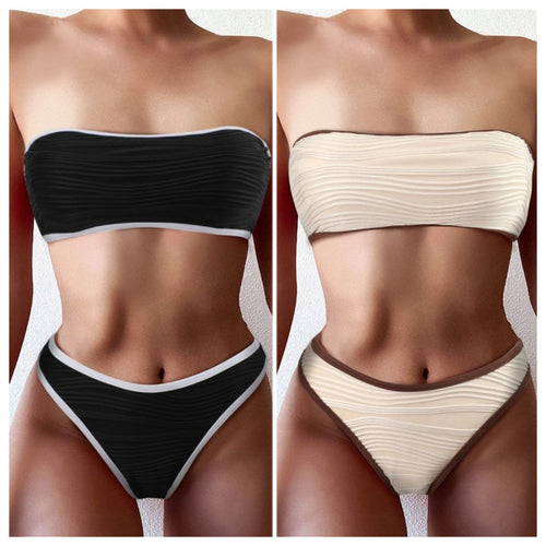 Damen Bandeau Bikini mit bequemer Passform Drune