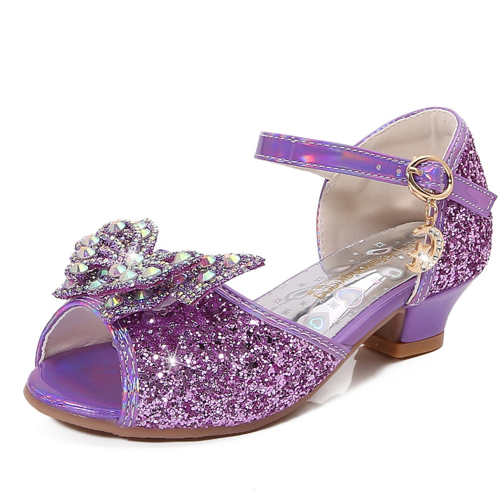 Mädchen Elegante Ballerina Sandalen mit Glitzer und Strass Drune