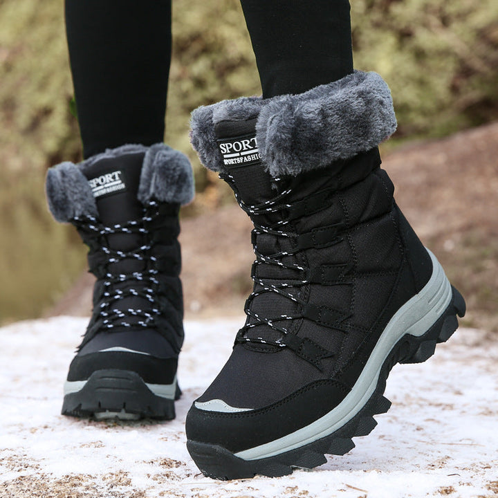 Damen Thermo-Winterstiefel mit isolierendem Innenfutter und rutschfester Sohle Drune