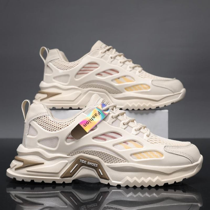 Damen Sneakers mit atmungsaktiver Mesh-Oberfläche und stoßdämpfender Sohle Drune