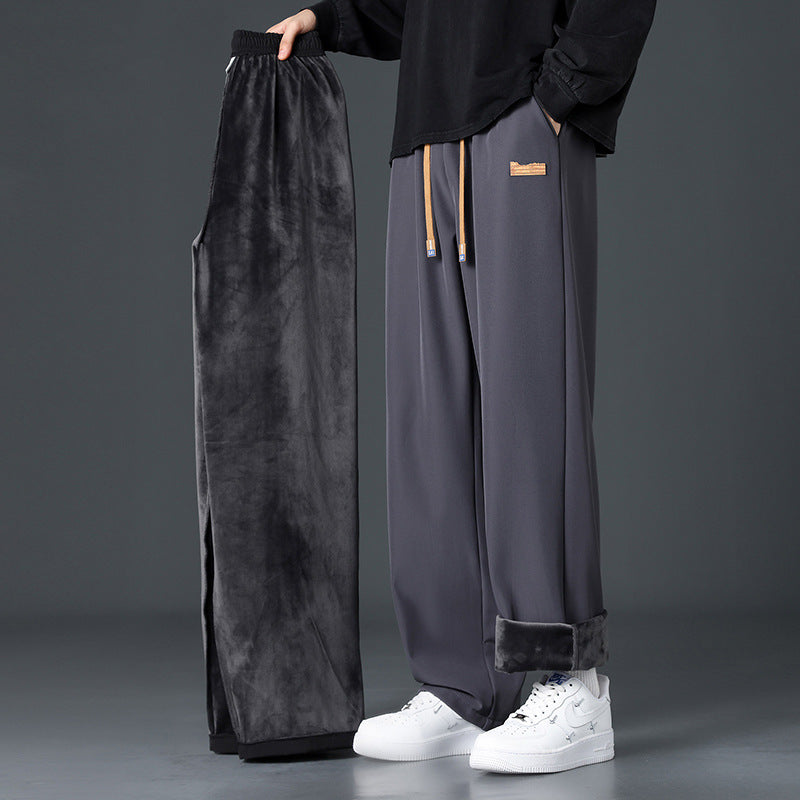 Damen Weite und bequeme Fleece-Jogginghose