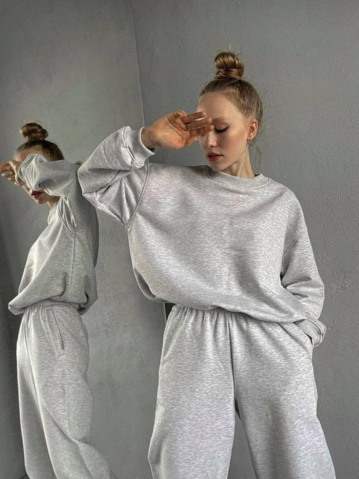 Damen bequemer und trendiger Sweatanzug Drune