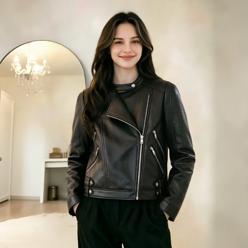 Damen Lederjacke Drune