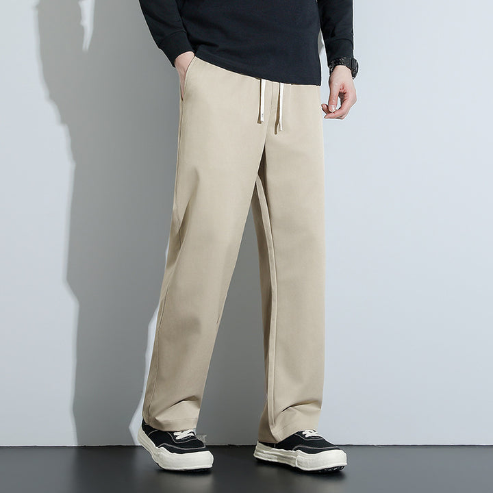 Herren Bequeme Freizeithose mit elastischem Bund und Taschen Drune