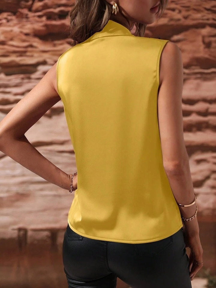 Drune | Gekraustes Weste Sexy Shirt Top