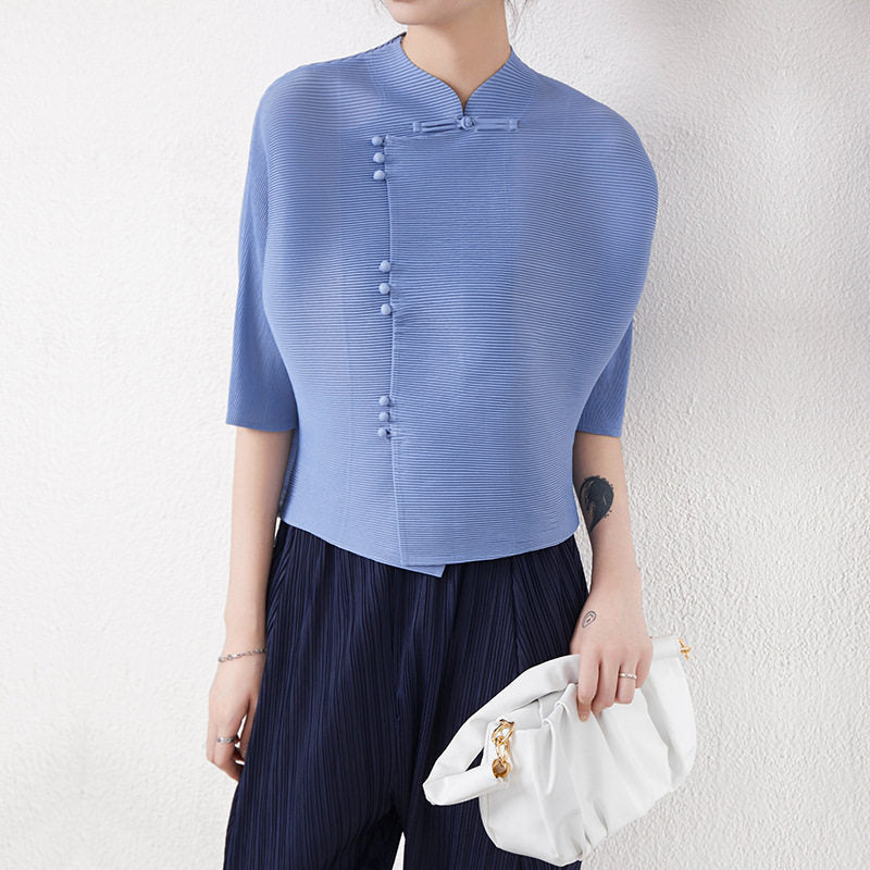 Damen Stylische Tunika mit asymmetrischem Schnitt Drune