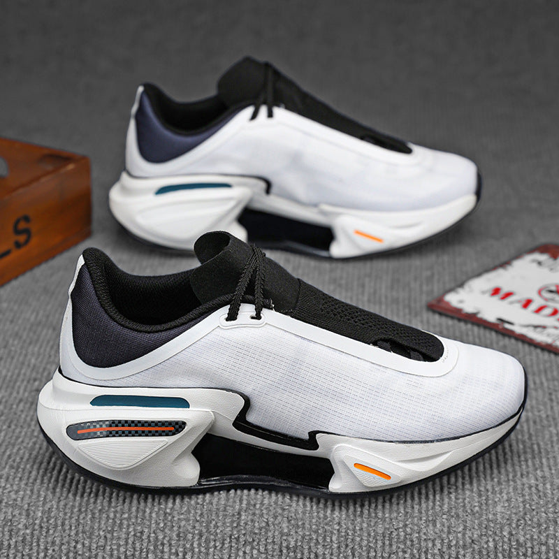 Herren moderne Sneaker mit skulpturierter Plateau-Performancesohle, nahtlosem Strickschaft und integrierter Fersenstütze Drune