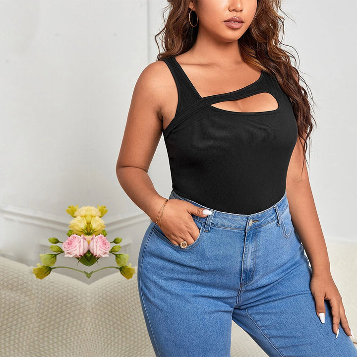 Damen Body mit asymmetrischem Cut-Out und komfortablem Schlangenprint Drune