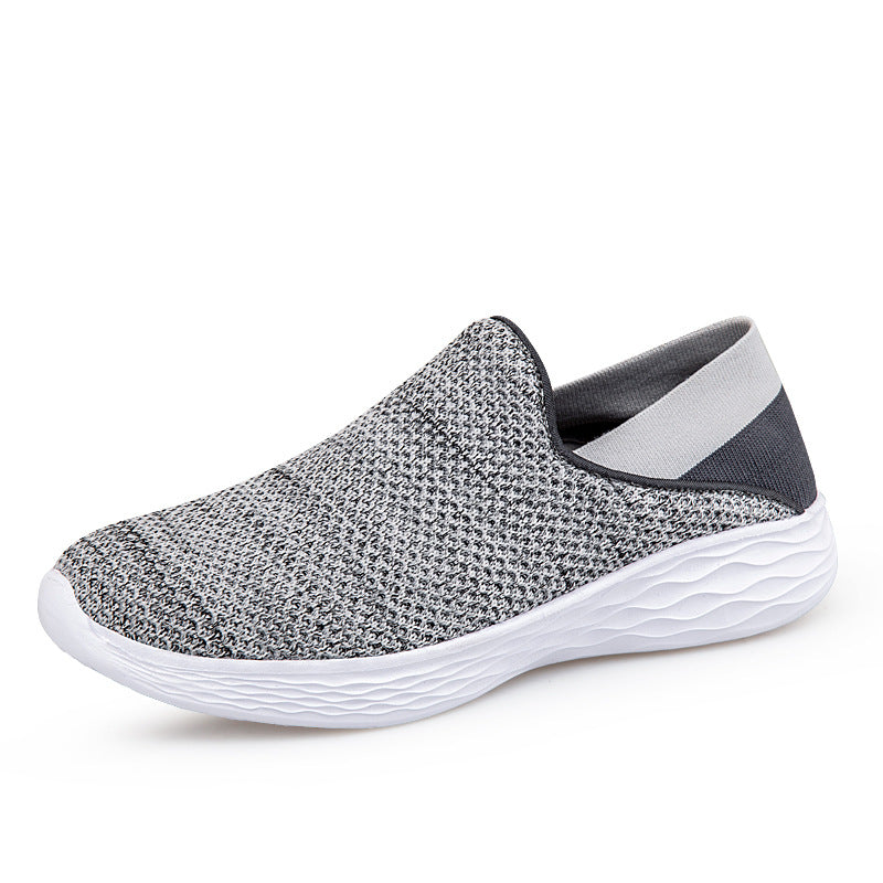 Unisex nan Einstiegs-Komfortschuh mit nahtlosem Strickschaft und dämpfender Leichtschaumsohle Drune