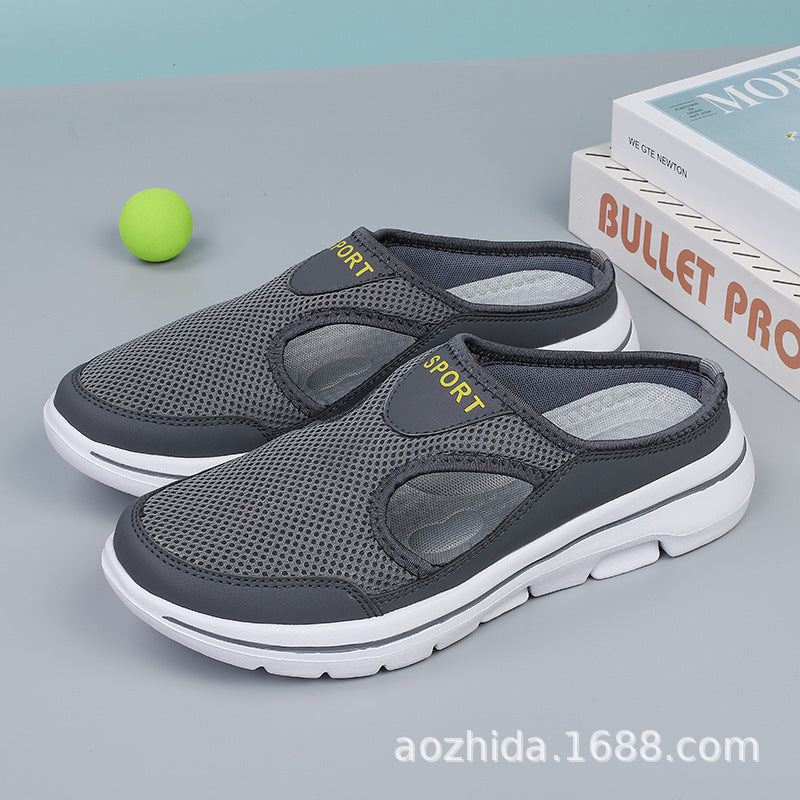 Damen nan atmungsaktive Netzgewebe-Slipper mit ergonomischem Komfortfußbett Drune
