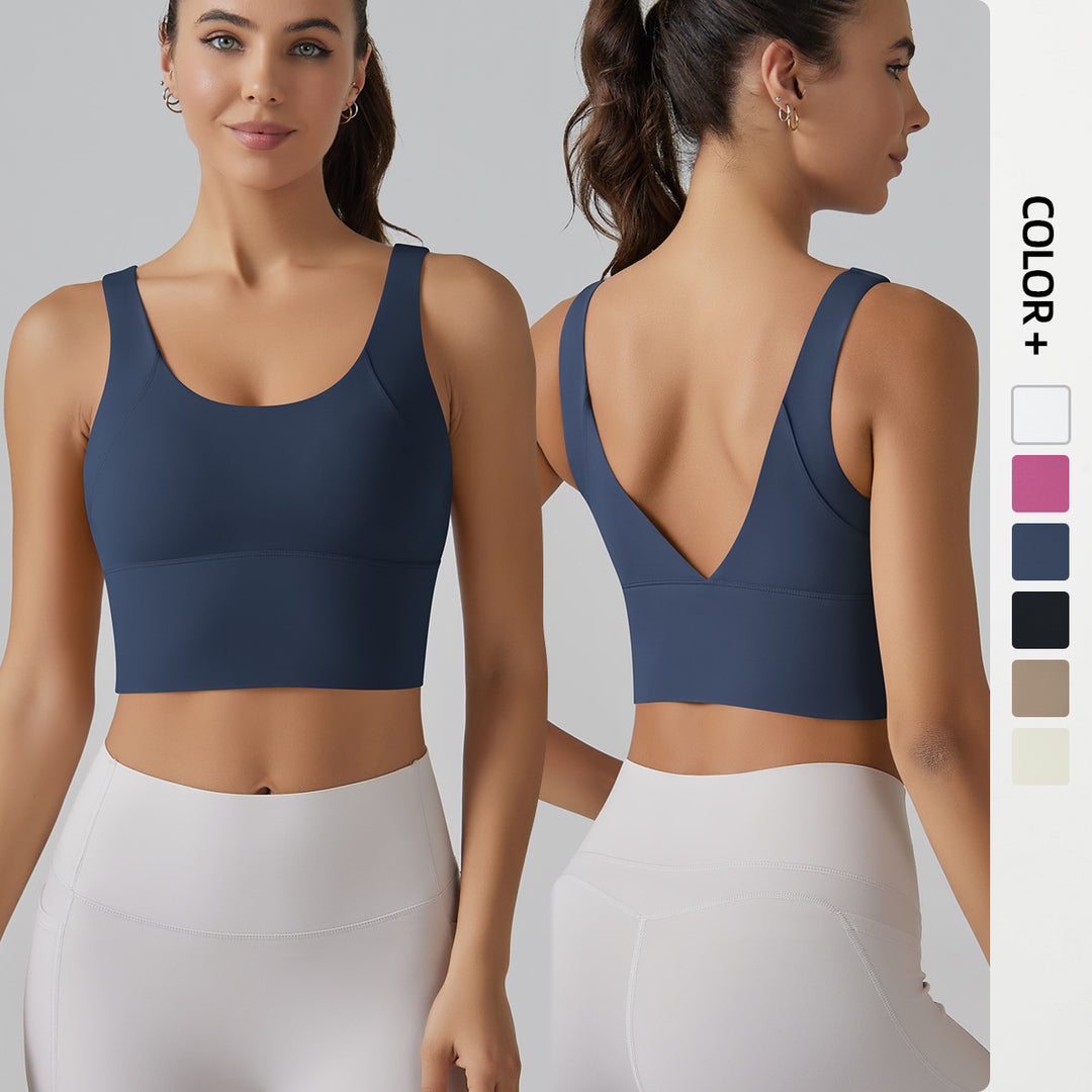 Damen Sport-BH mit V-Ausschnitt und hohem Komfort Drune
