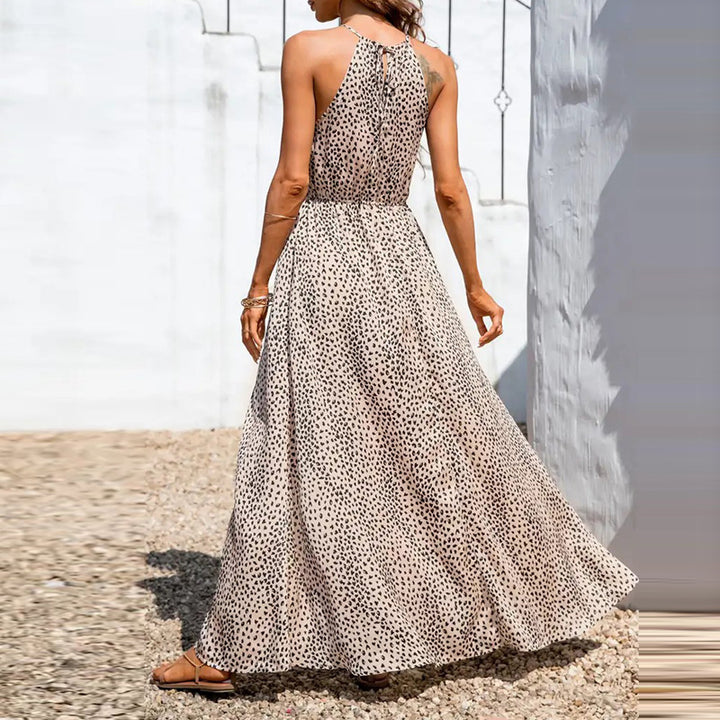 Damen Maxikleid mit raffiniertem Wickeldesign und hohem Schlitz Drune