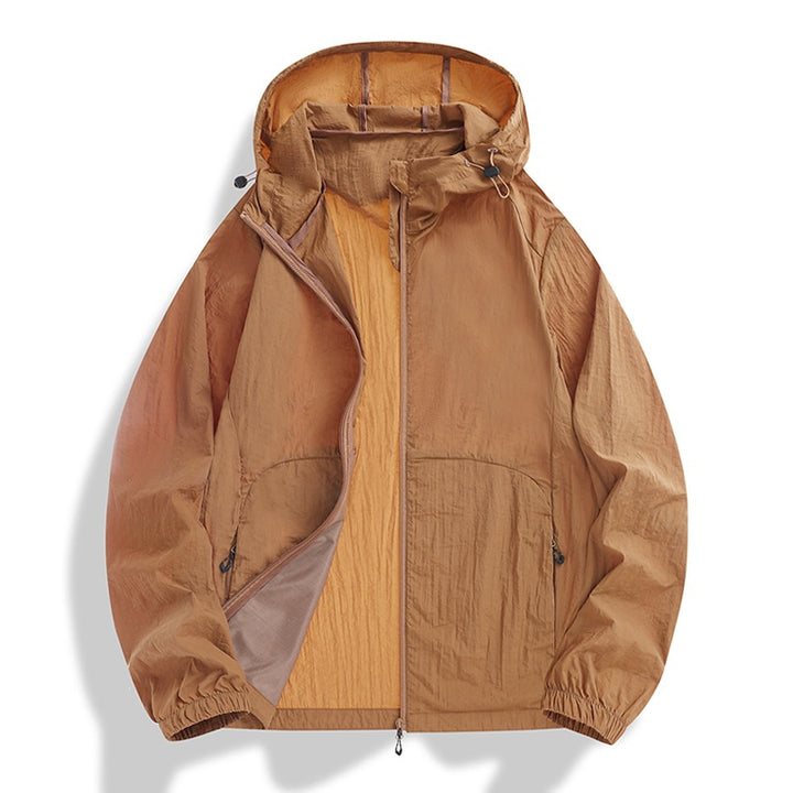 Herren Leichte Outdoorjacke mit verstellbarer Kapuze Drune