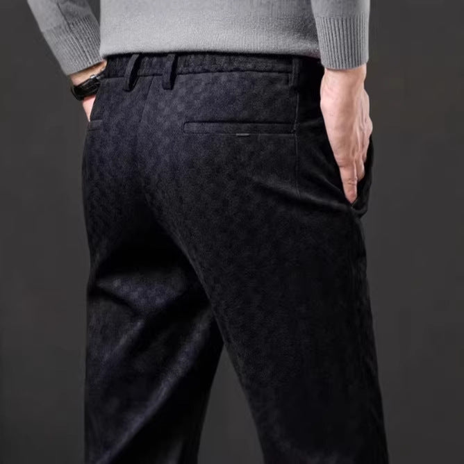 Herren Modische Freizeit-Hose mit Karomuster
