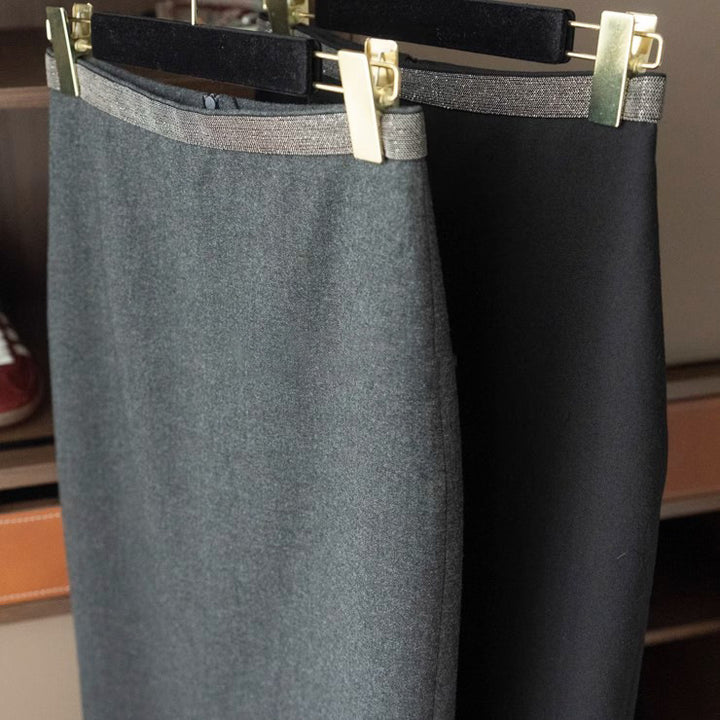 Damen Eleganter Bleistiftrock aus hochwertigem Material Drune