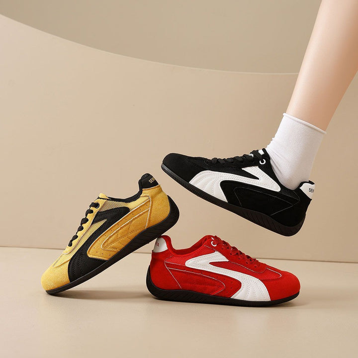 Damen Lauf-Sneaker mit atmungsaktiver Mesh-Oberfläche und griffiger Gummisohle Drune