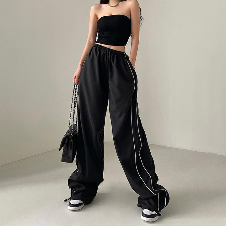 Damen Bequeme Sporthose mit elastischem Bund Drune