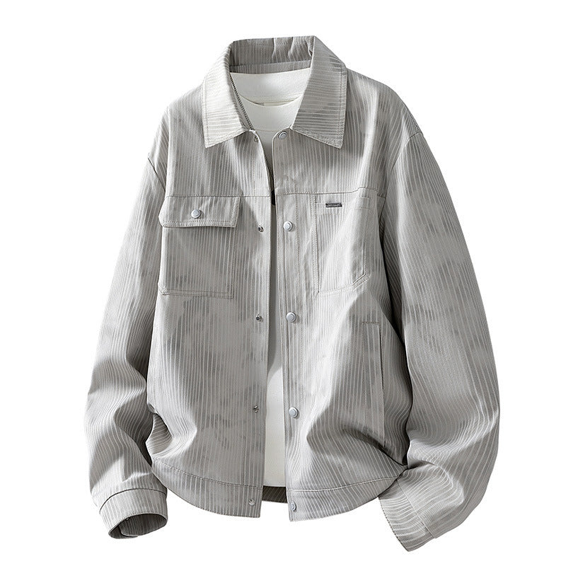 Herren Modische Overshirt-Jacke Drune