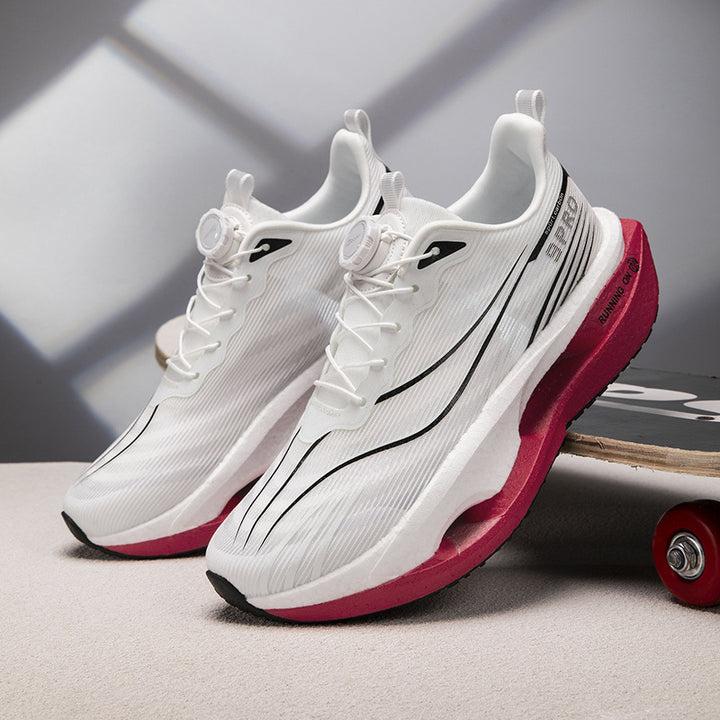 Unisex Performance-Laufsneaker mit Drehverschluss, geformter Hohlkammer-Zwischensohle und atmungsaktivem Strickobermaterial Drune