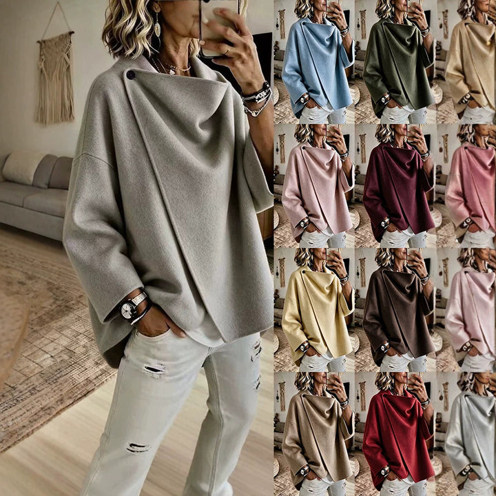 Damen Stilvolle Oversized Jacke Drune