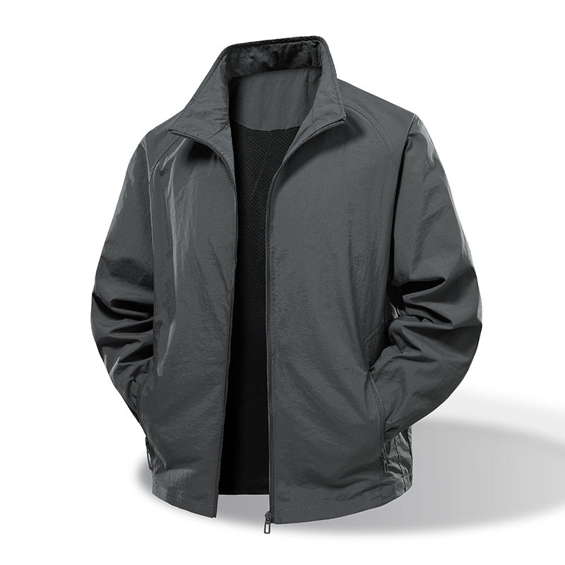 Herren Leichte Übergangsjacke mit atmungsaktiven Materialien Drune