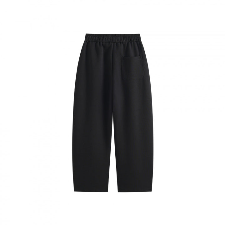 [Damen] Weite Highwaist-Loungehose mit Kordelzug, elastischem Bund und Seitentaschen Drune
