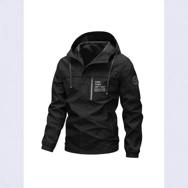 Herren Funktionsjacke mit hohem Kragen Drune
