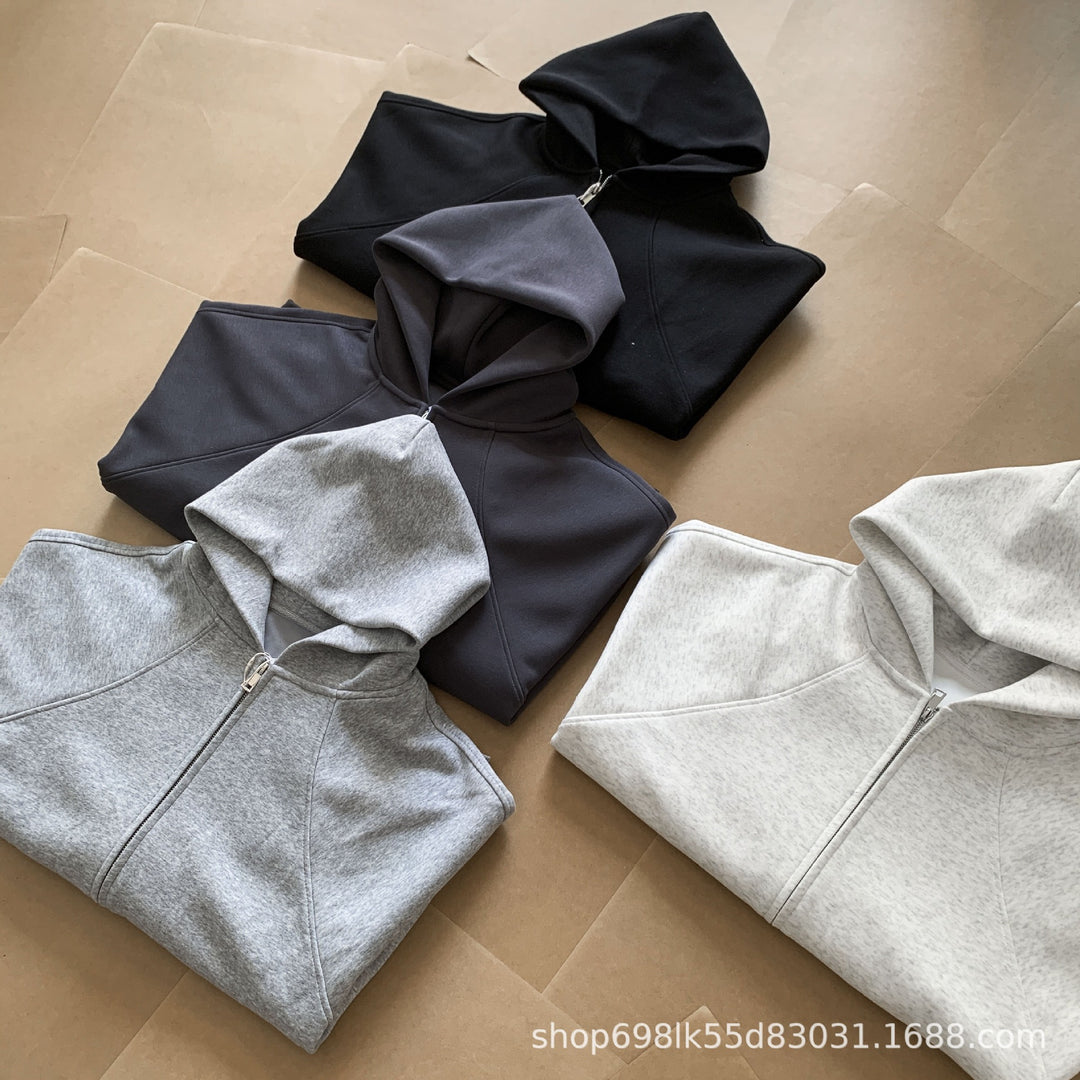 Damen Sportliche Kapuzenjacke Drune
