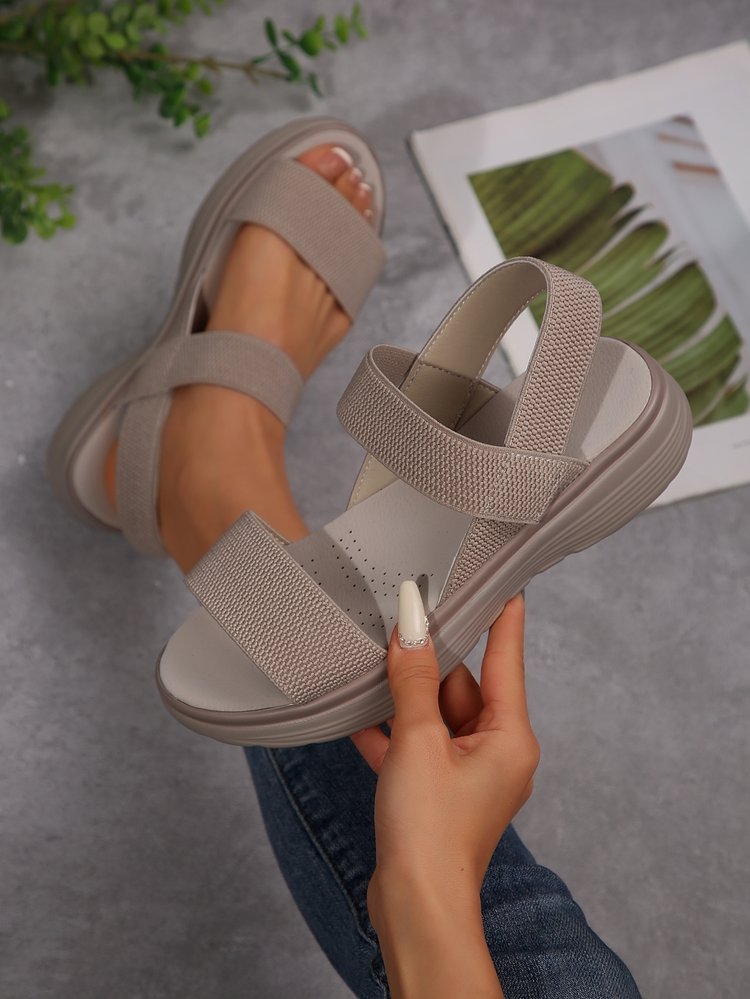 Damen Freizeit-Sandalen mit verstellbaren Riemen und rutschfester Sohle Drune