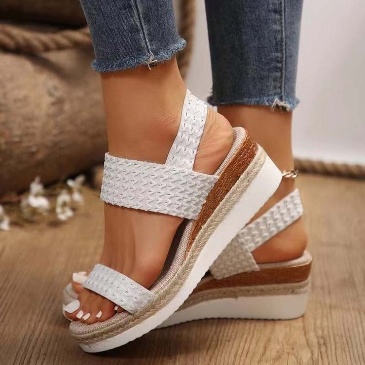Drune | Bequeme Sommer Plateau Sandalen Mit Keil Für Frauen