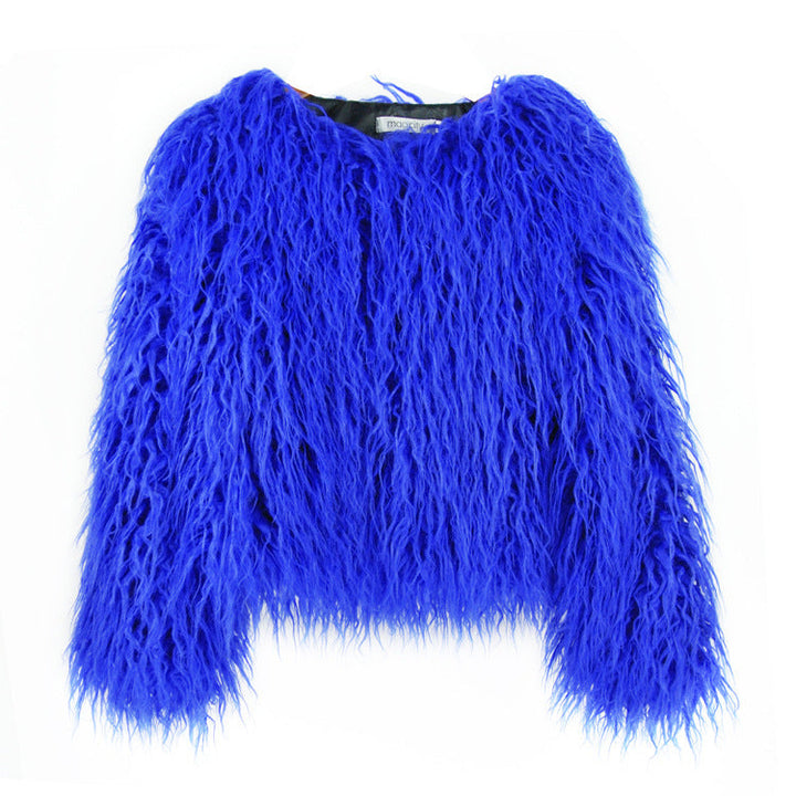 Damen statement Fleece-Jacke mit voluminösem Look Drune