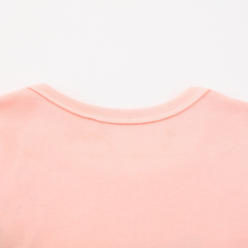 Mädchen T-Shirt mit verspieltem Einhorn-Design und Rüschendetails Drune