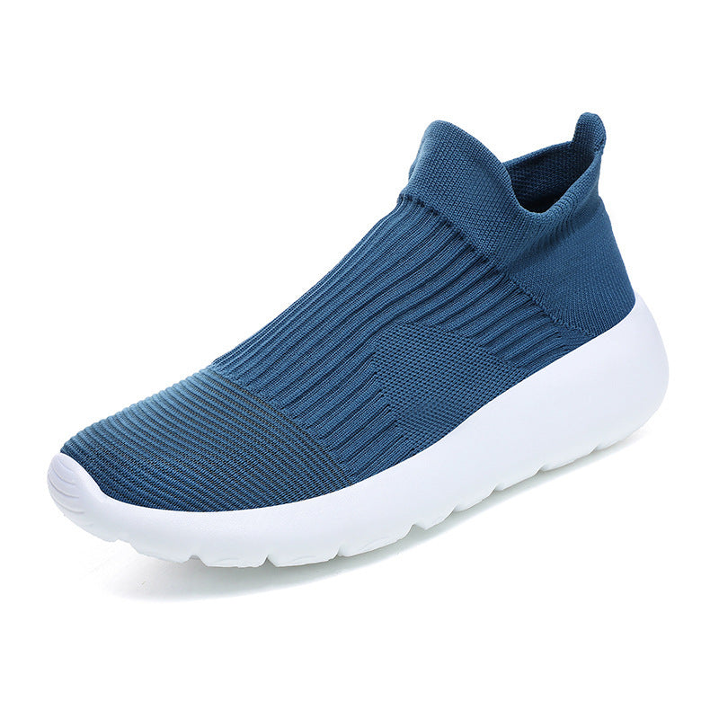 Unisex Elastischer Strick-Slipper mit nahtlosem Schaft und ergonomischer Leichtsohle Drune