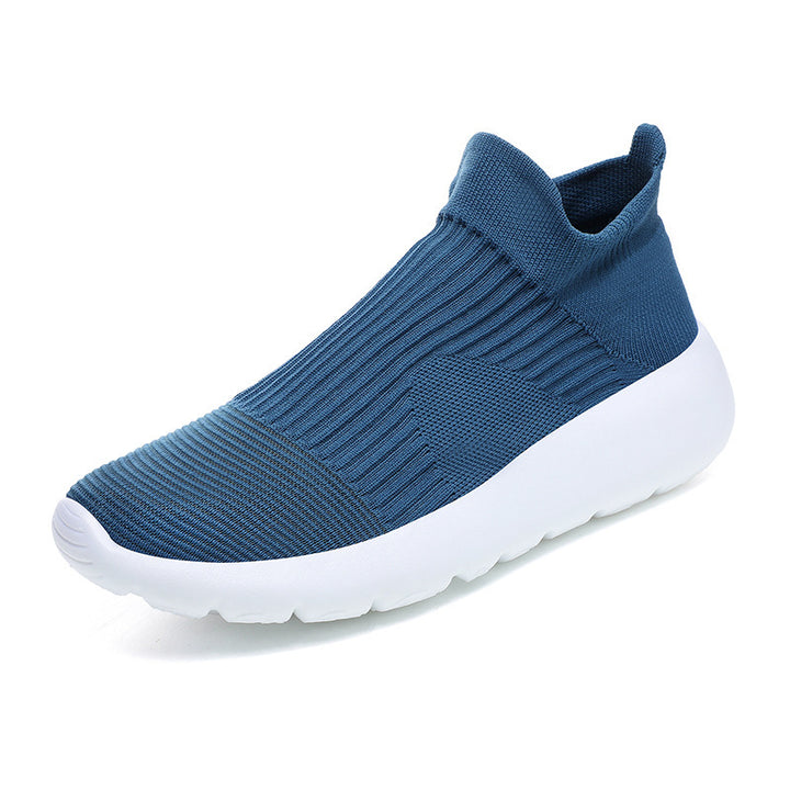 Unisex Elastischer Strick-Slipper mit nahtlosem Schaft und ergonomischer Leichtsohle Drune