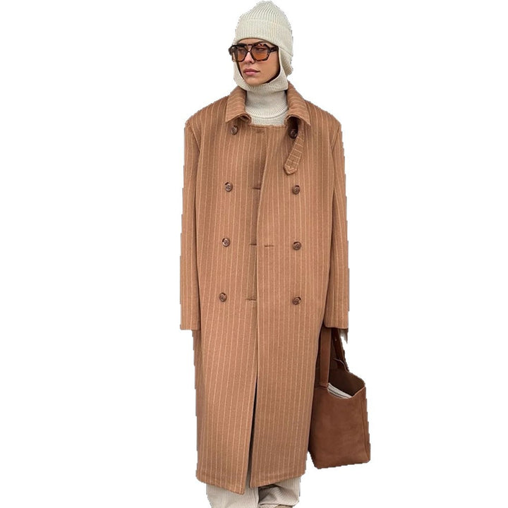 Damen Oversized Steppmantel Drune