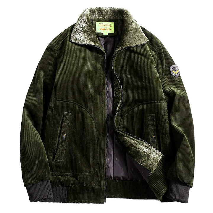 Herren Stylische Cordjacke Drune