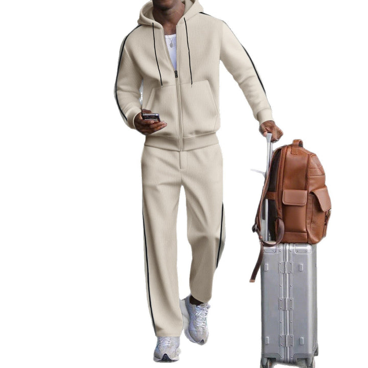 Herren Sportlicher Zweiteiliger Jogginganzug mit modernem Schnitt und praktischen Taschen Drune