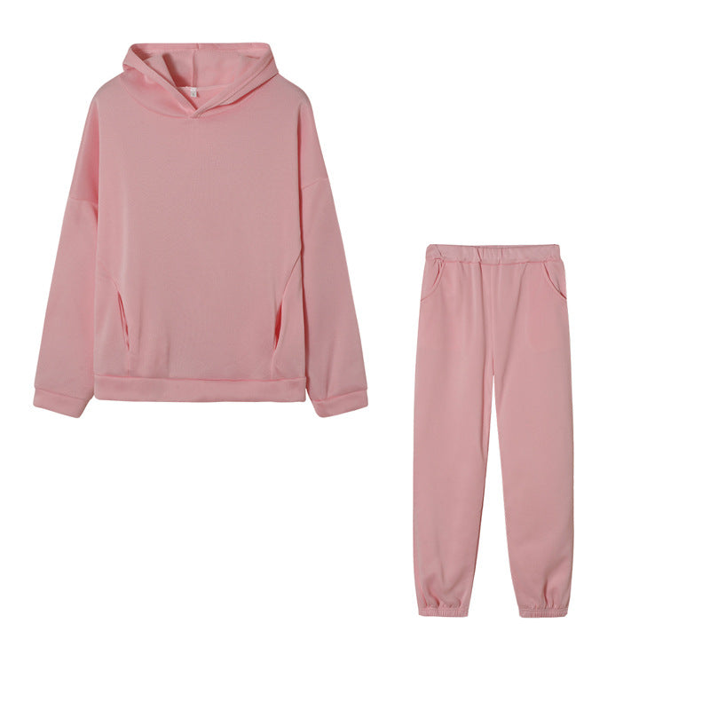 Damen Sportliches Hoodie- und Jogginghose-Set Drune