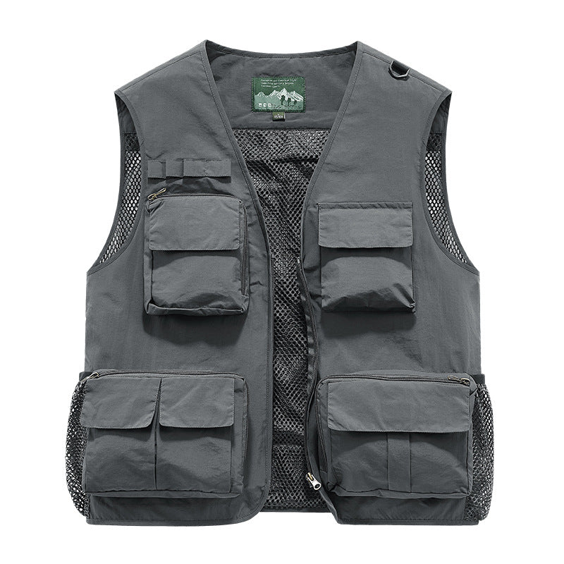 Herren Multifunktionale und atmungsaktive Outdoor-Weste Drune