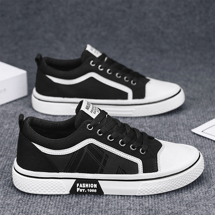 Damen Modische Low-Top Sneakers mit grafischen Akzenten Drune