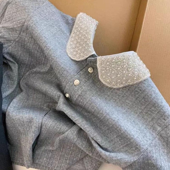 Damen Polo-Oberteil mit elegantem Kragen Drune