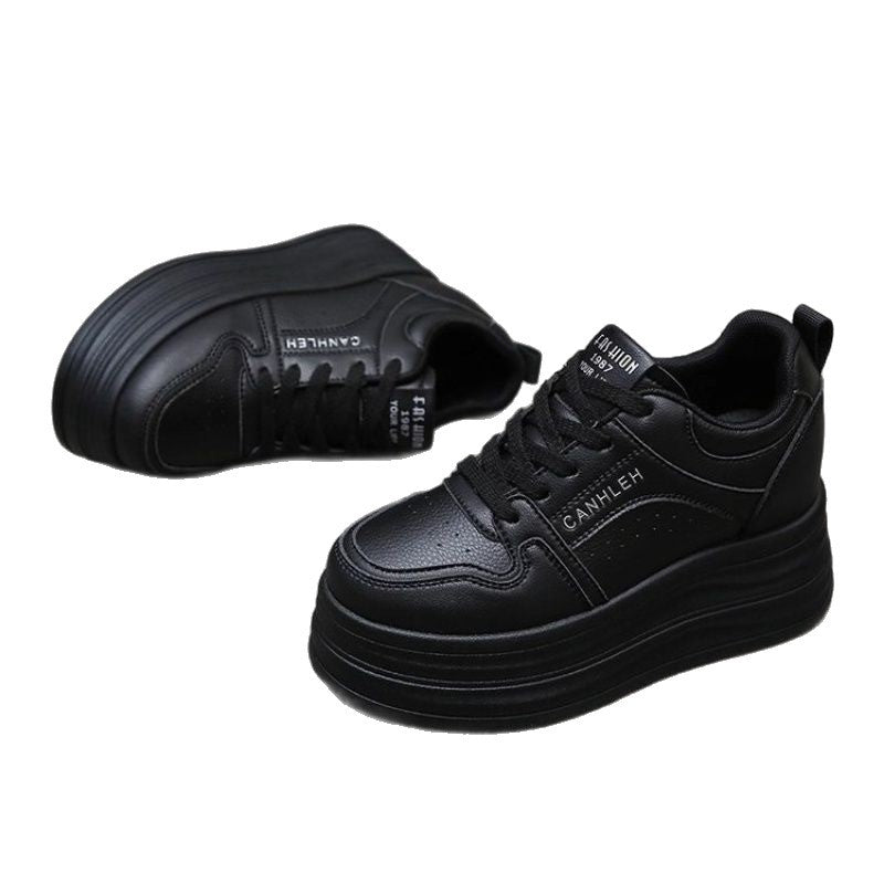 Damen Sportliche Plateau Sneakers Drune