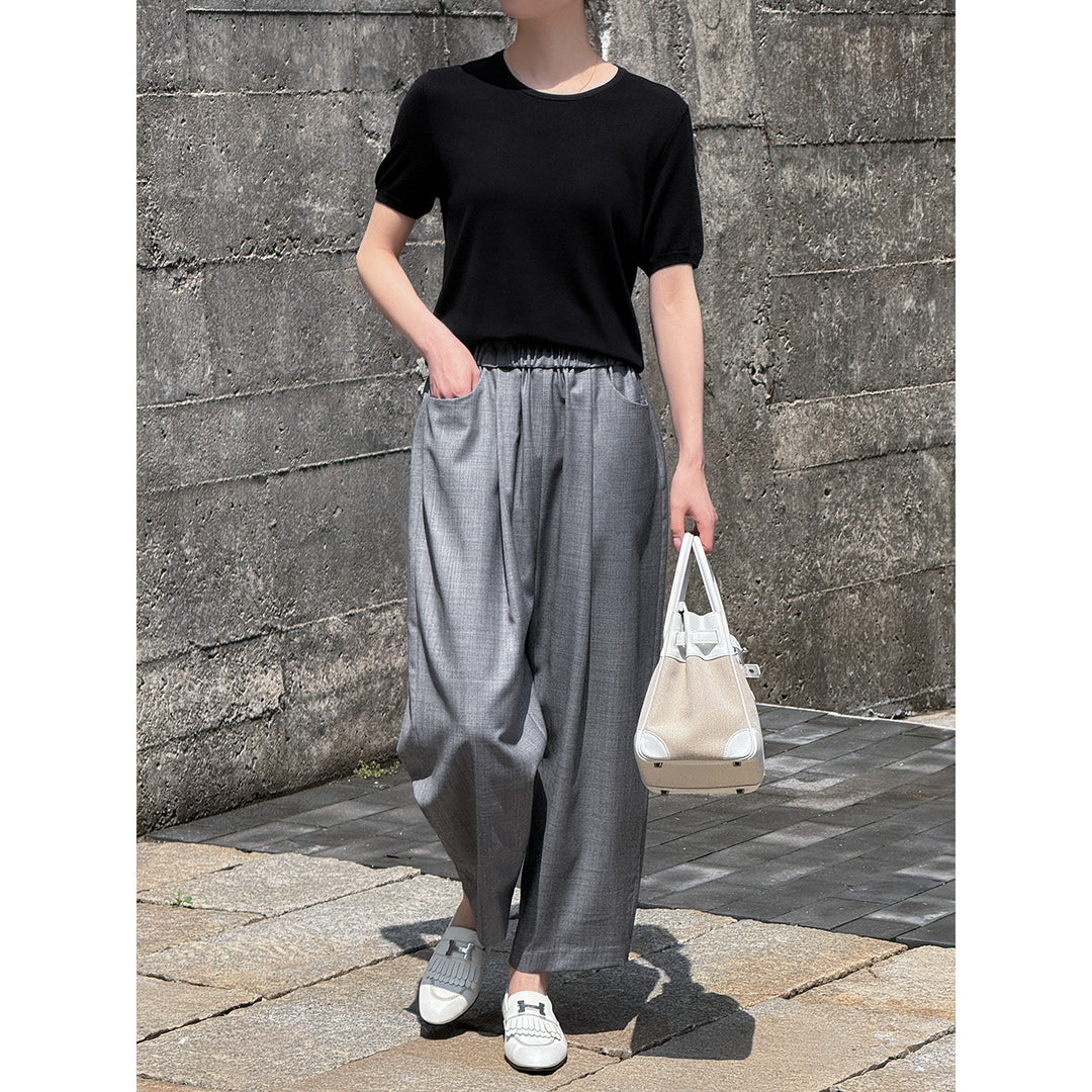 Damen Bequeme und stilvolle Palazzo-Hose Drune