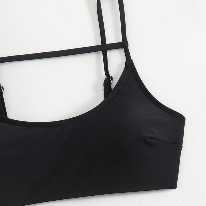 Damen Triangel-Bikini-Set mit innovativem Schnitt und verstellbaren Trägern Drune