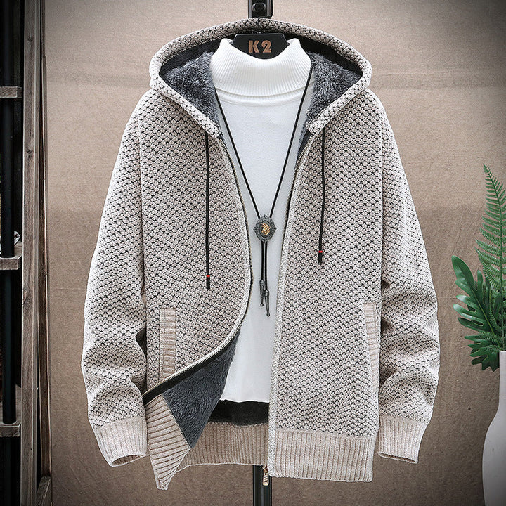 Damen gemütliche Kapuzenjacke mit weichem Innenfutter und innovativem Schnitt Drune