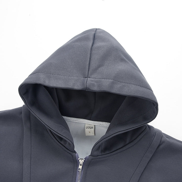 Damen Bequeme Kapuzenjacke Drune