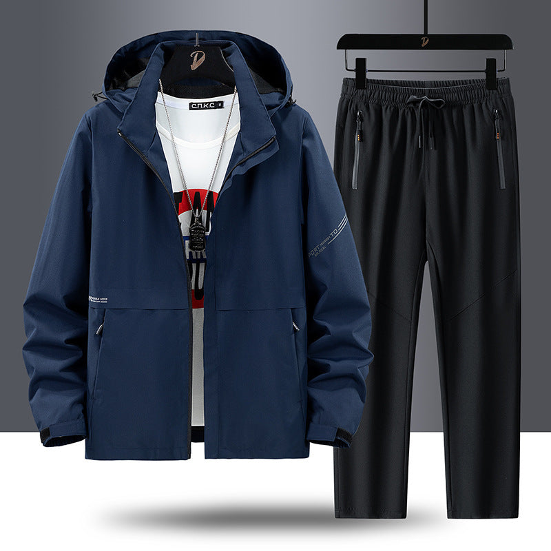 Herren Praktisches Sportset mit Jacke und Hose Drune