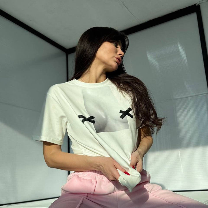 Damen Streetwear T-Shirt Drune