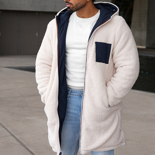 Herren umkehrbare Winterjacke mit weichem Innenfutter Drune