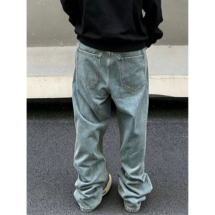 Damen Stylish Baggy Jeans Drune